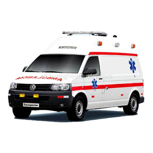 Carro de ambulância de serviços médicos